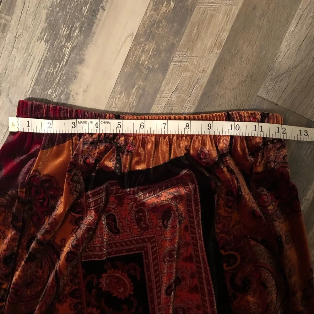 CLIO Velvet Ankle Length Skirt - Picture 5 of 6